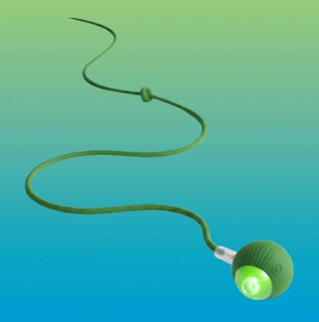 Rechargeable Interactive Cat Toy Ball with Tail