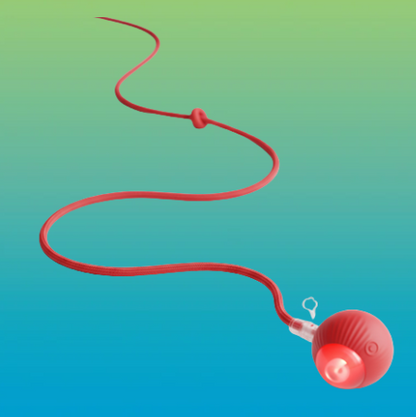 Rechargeable Interactive Cat Toy Ball with Tail